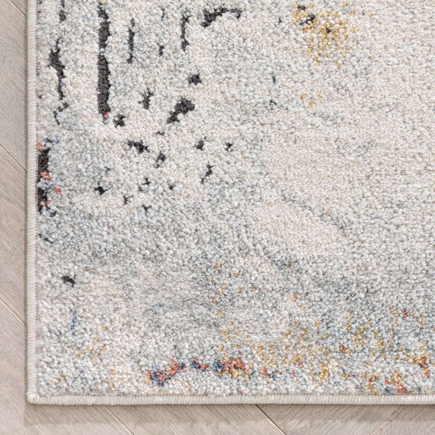 Gela Abstract Paintsplash Light Blue Rug ENV-136