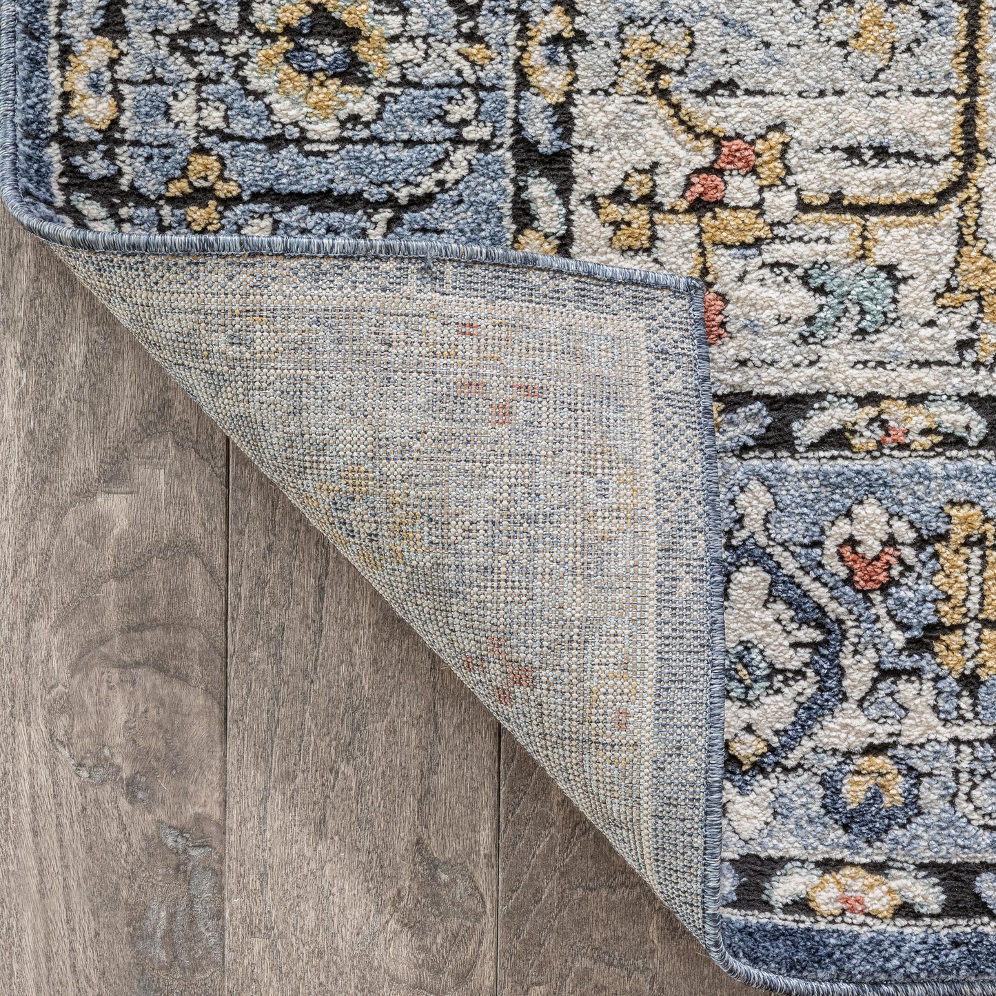 Messina Vintage Oriental Medallion Blue Rug ENV-14