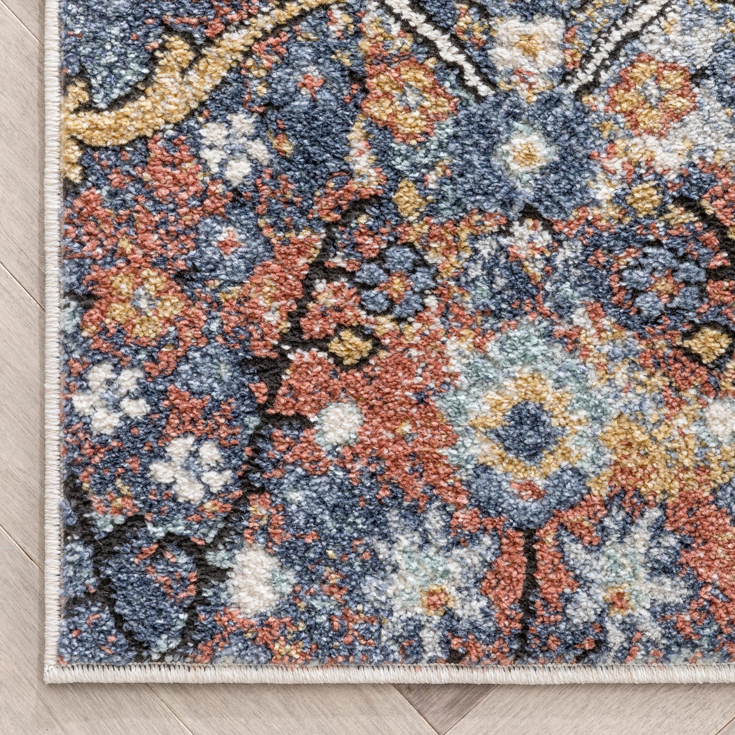 Como Vintage Bohemian Oriental Blue Rug ENV-44