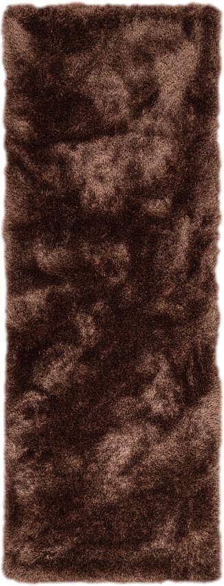 Liza Taupe Brown Plush Shag Rug FE-18