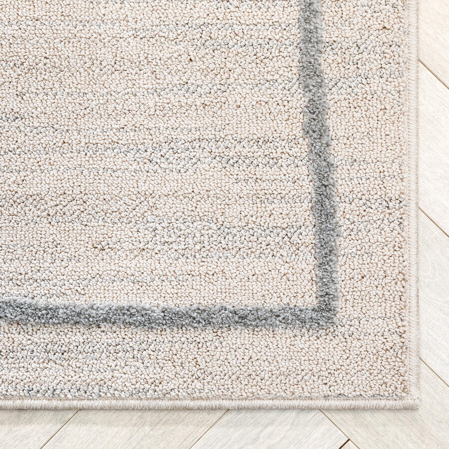Cora Moroccan Lattice Trellis Beige Looped Pile Rug HAR-42