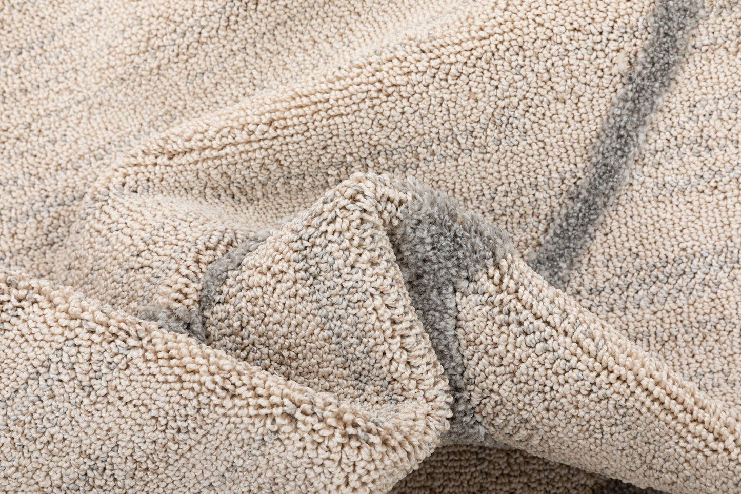 Cora Moroccan Lattice Trellis Beige Looped Pile Rug HAR-42