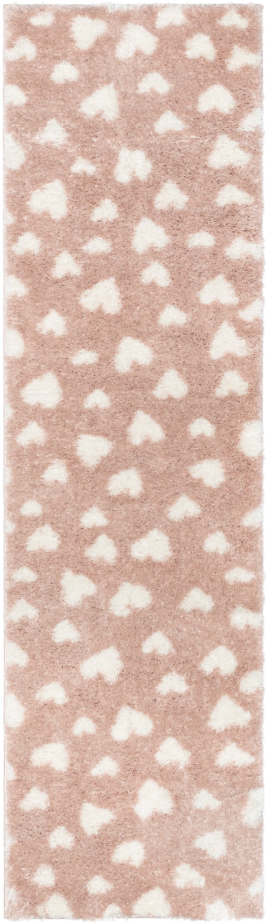 Hearts Modern Heart Pattern Pink Thick & Ultra Soft Kids Rug HAV-20