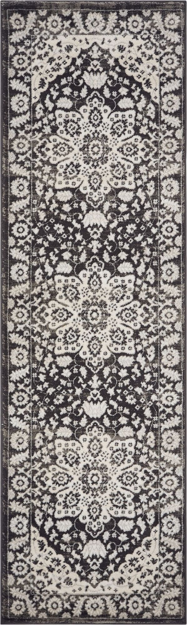 Achilles Grey Traditional Rug HU-63