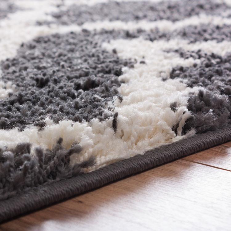Linx Geometric Grey Modern Rug 7106