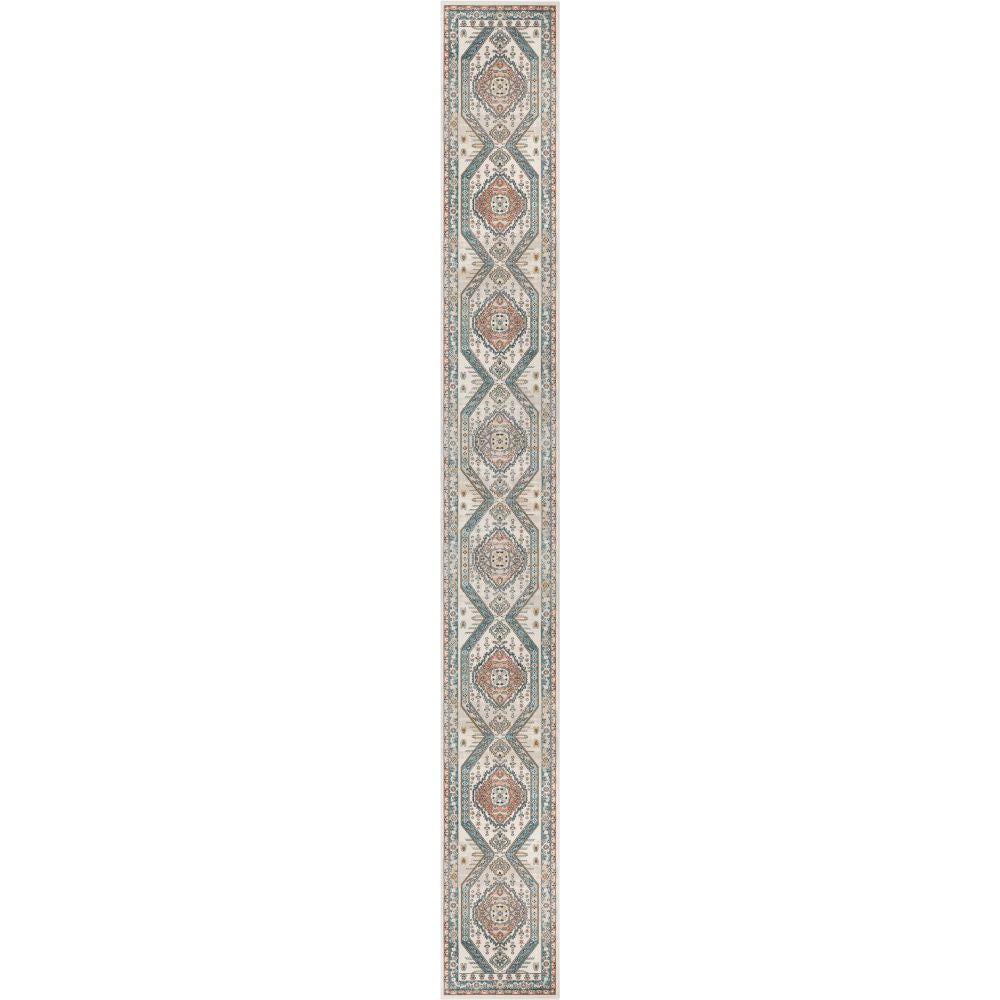 Jane Vintage Bohemian Aztec Tribal Blue Rug IND-46