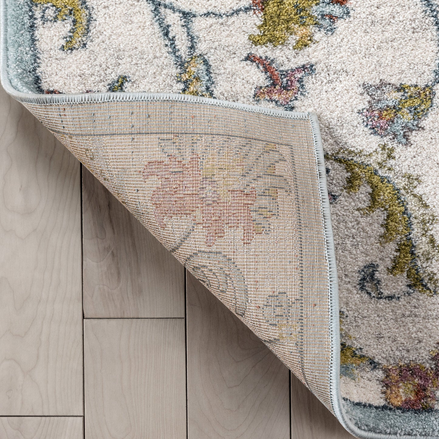 Metonia Vintage Oriental Floral Ivory Rug IVY-12