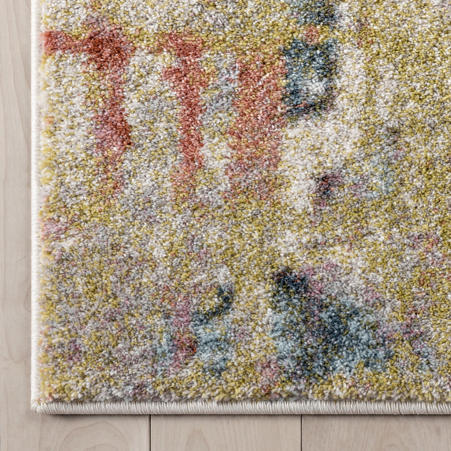 Elwood Modern Abstract Green Blue Rug IVY-45