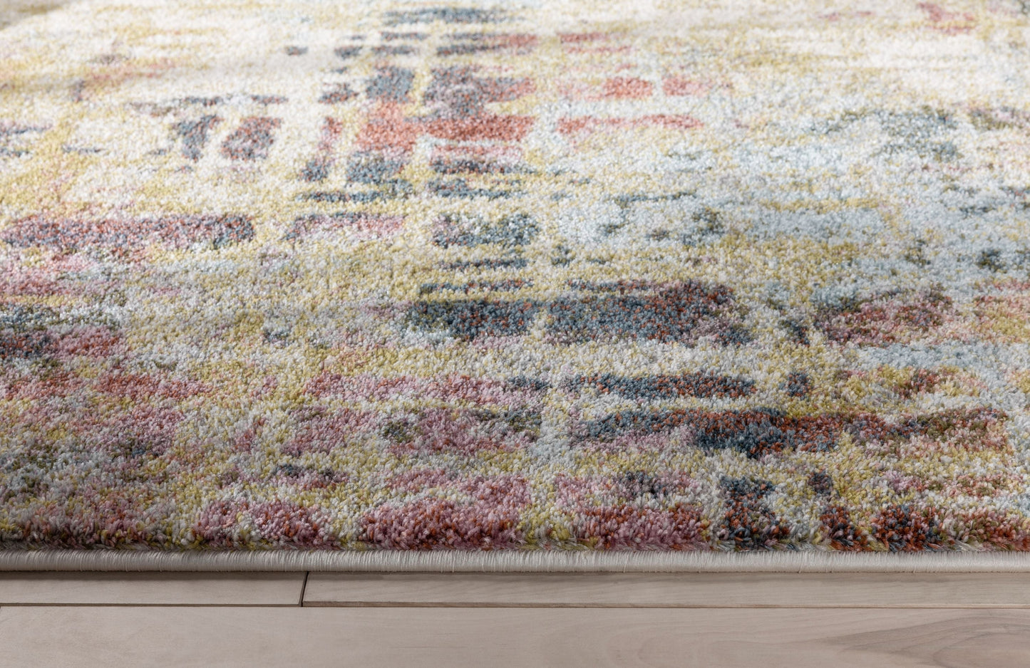 Elwood Modern Abstract Green Blue Rug IVY-45