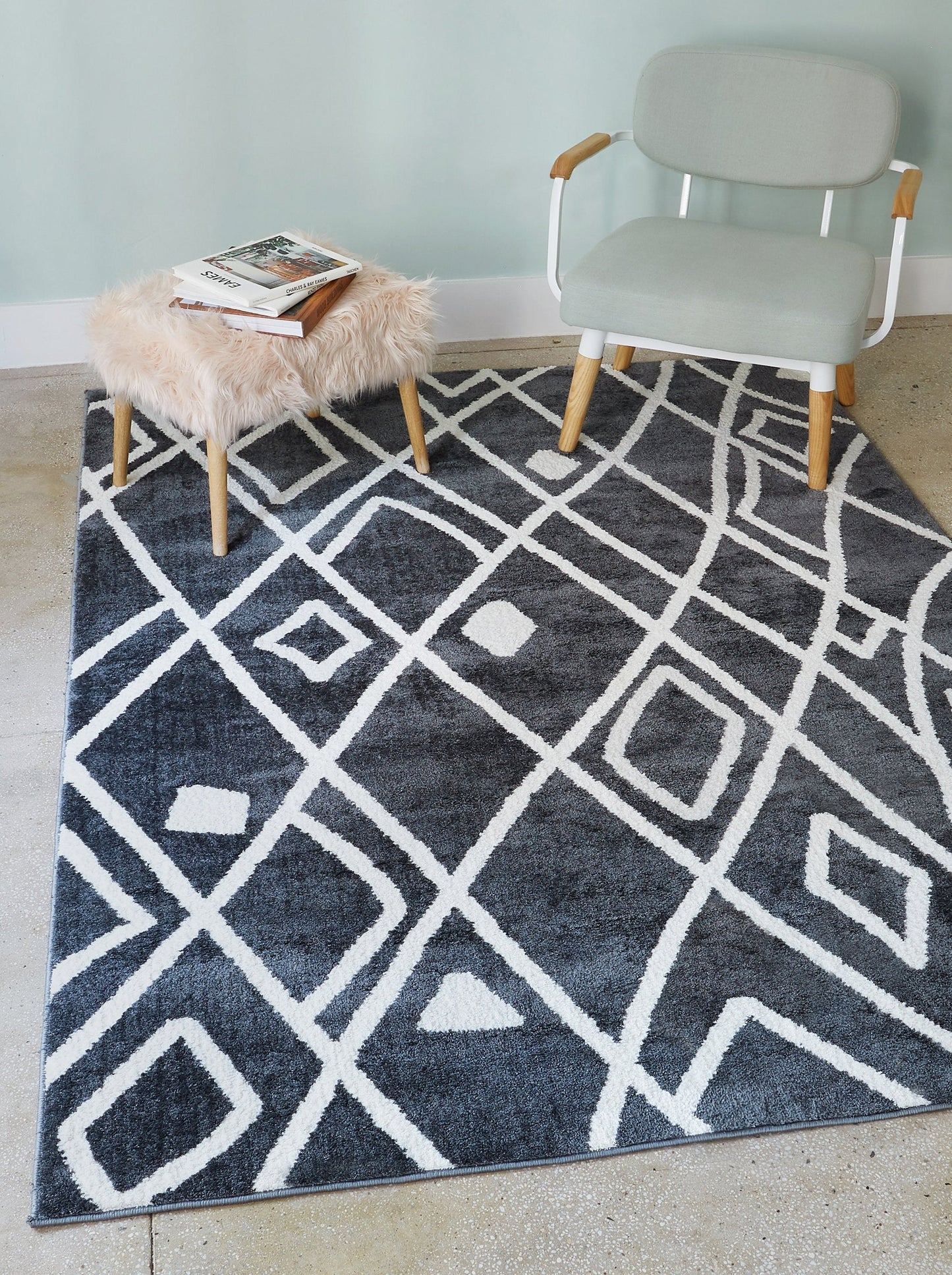 Parker Grey Modern Rug KA-66