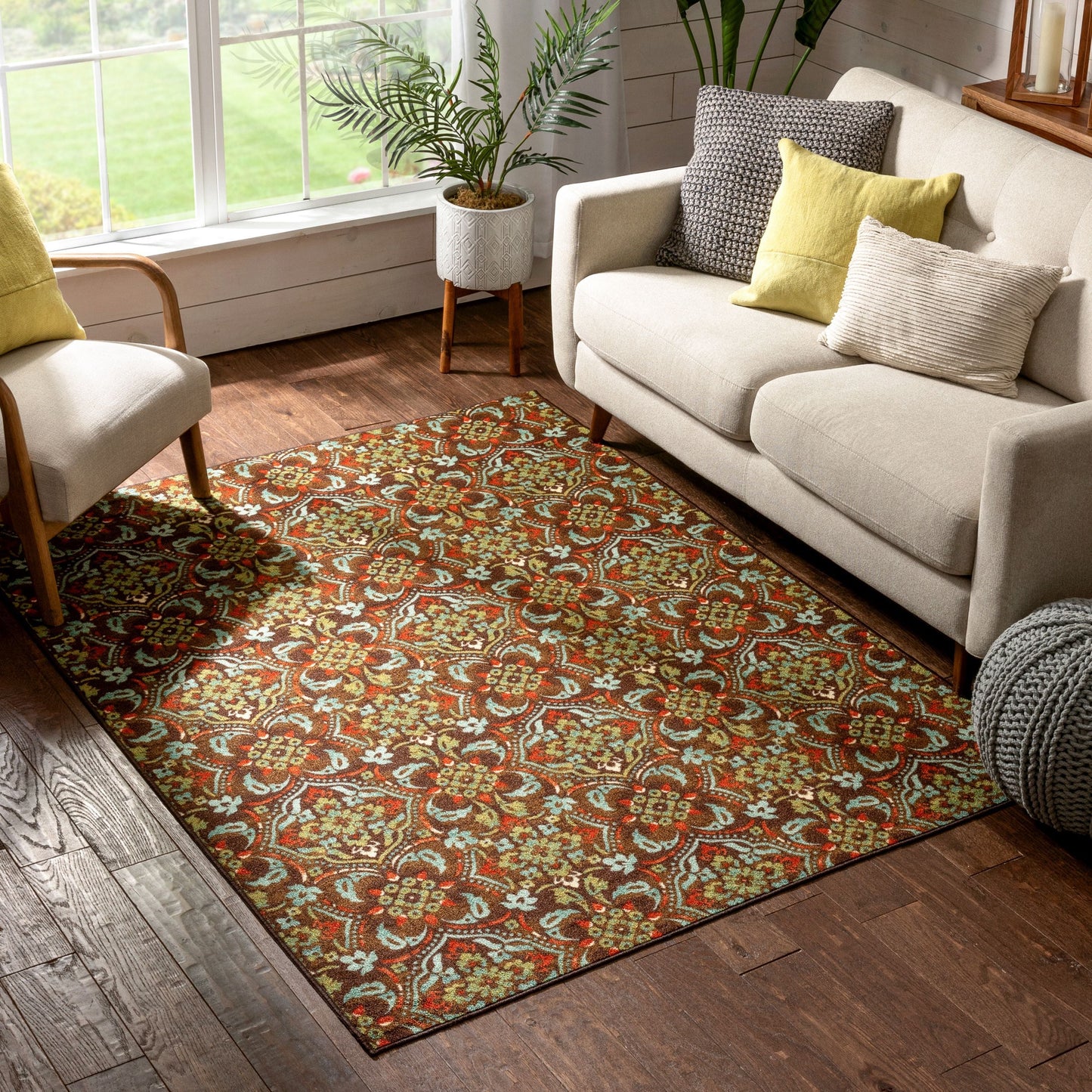 Florence Brown Traditional Rug KC-108