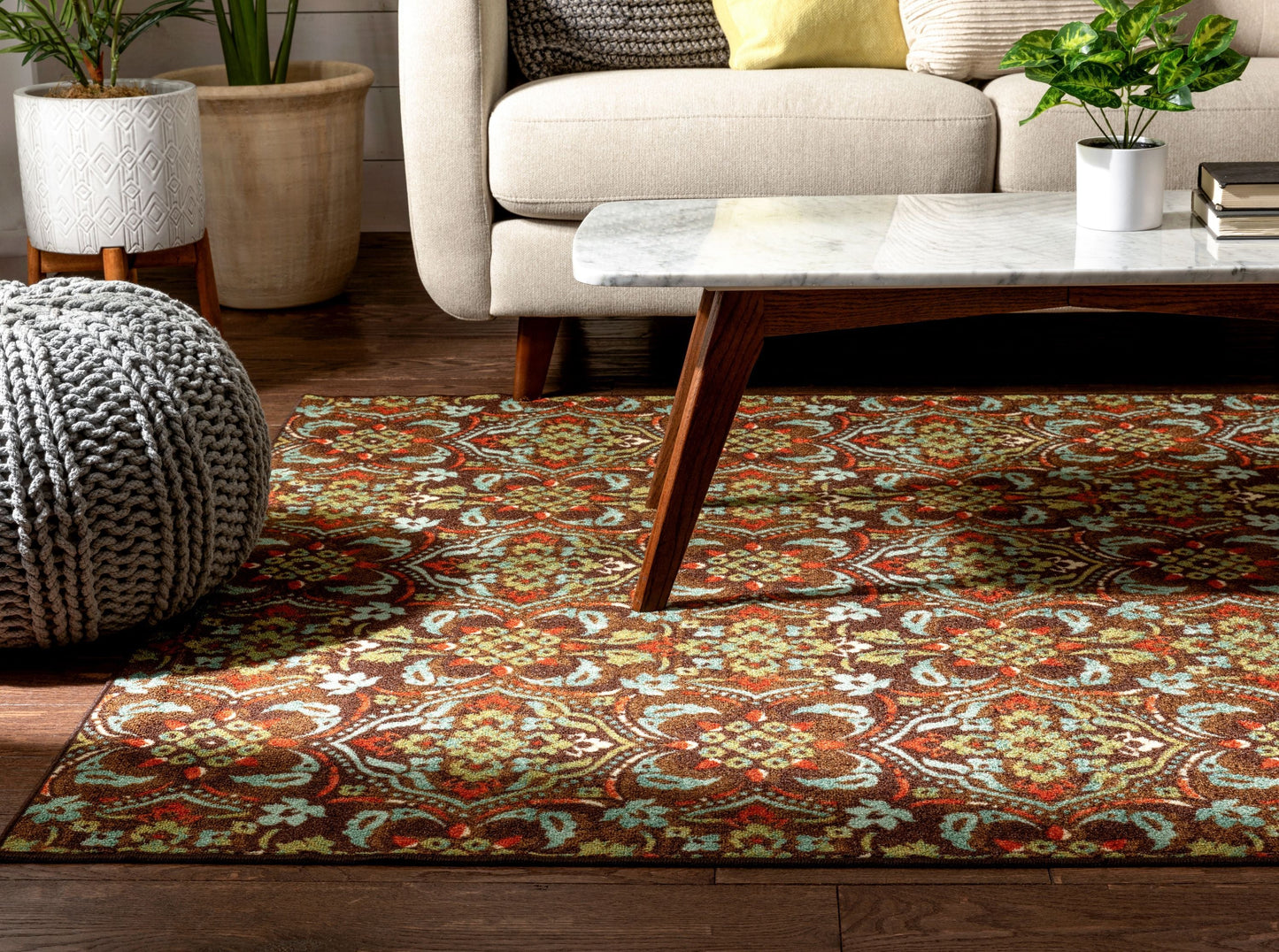 Florence Brown Traditional Rug KC-108