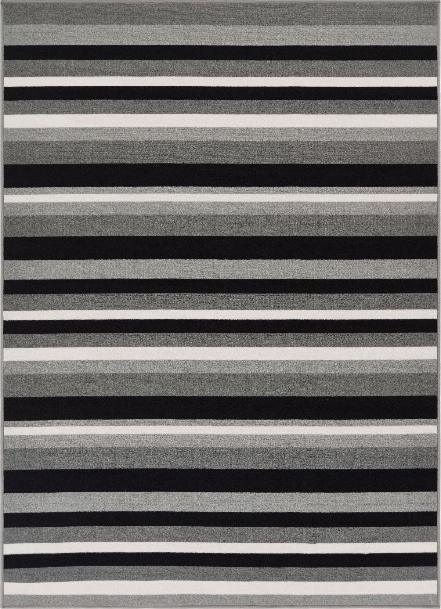 Uni Stripes Grey Modern Rug KC-137