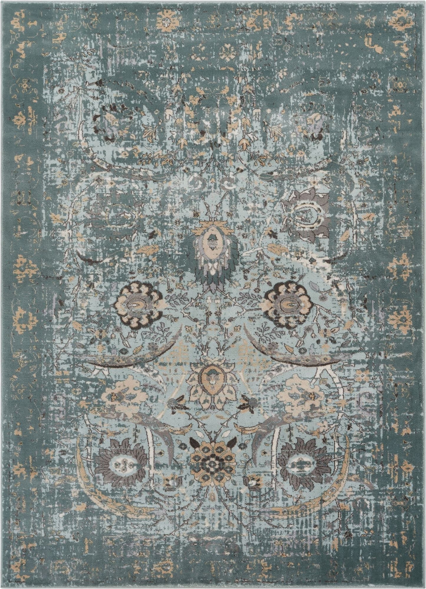 Goa Blue Vintage Modern Rug KE-64