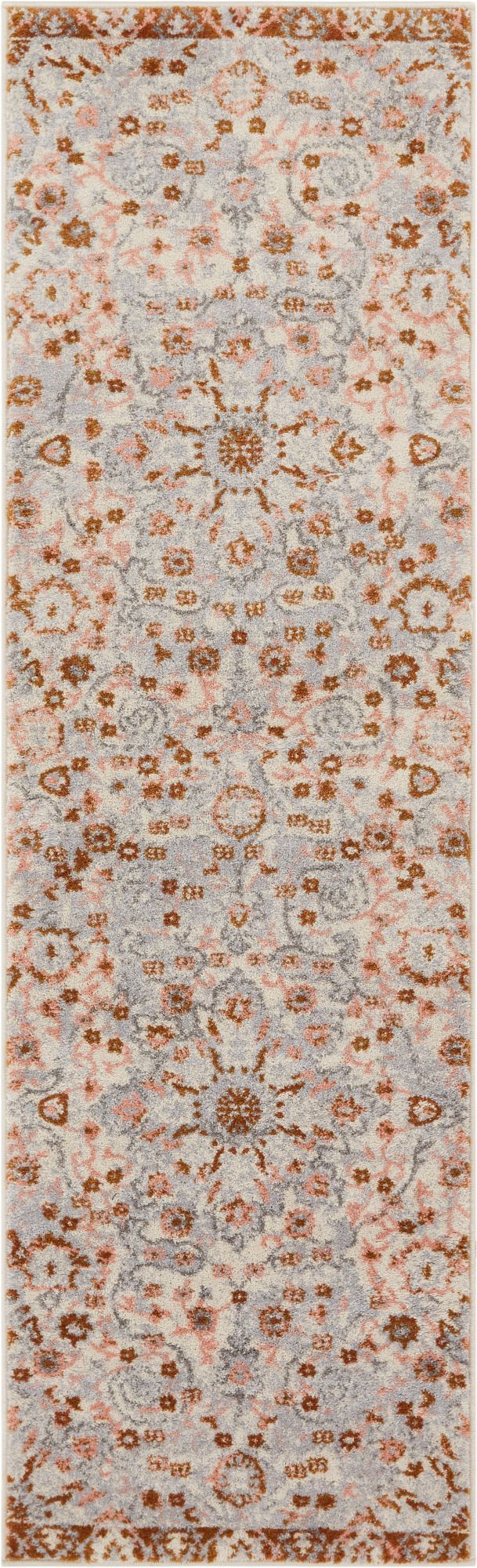 Wonderly Grey Copper Modern Rug LA-112
