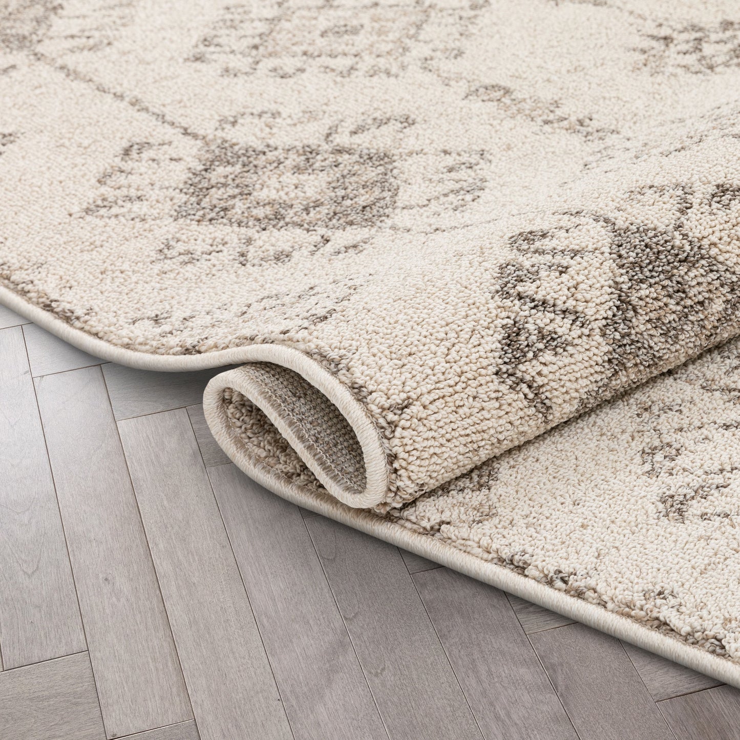 Concetta Moroccan Trellis Beige Kilim-Style Rug LDL-112