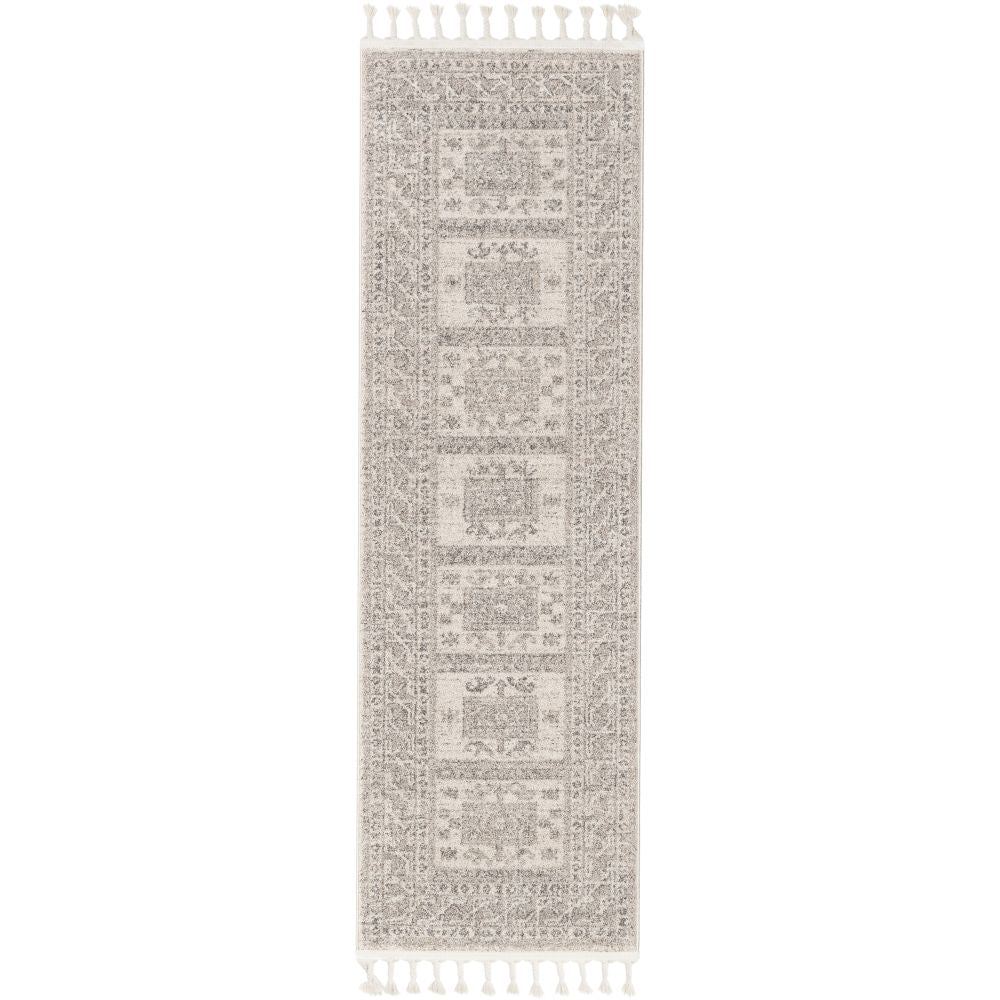 Carina Tribal Medallion Beige Kilim-Style Rug LDL-152