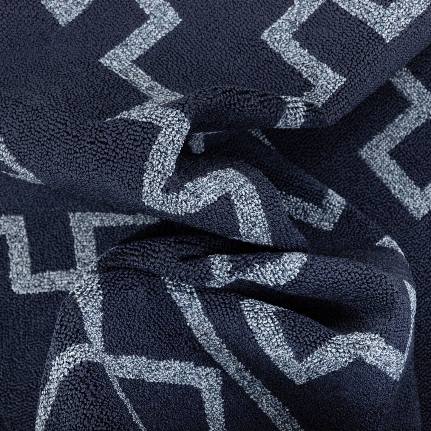 Mica Southwestern Tribal Geometric Dark Blue Kilim-Style Rug LDL-24