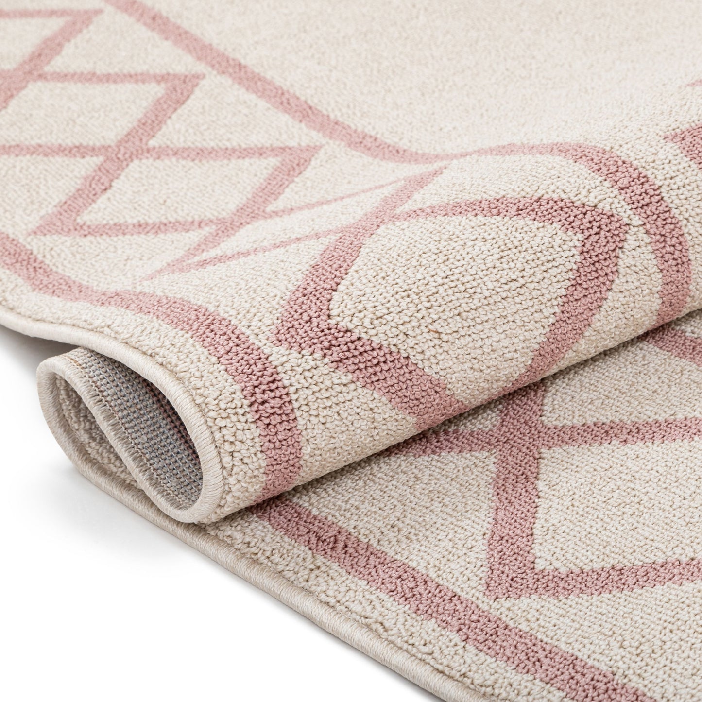 Mica Southwestern Tribal Geometric Blush Kilim-Style Rug LDL-29