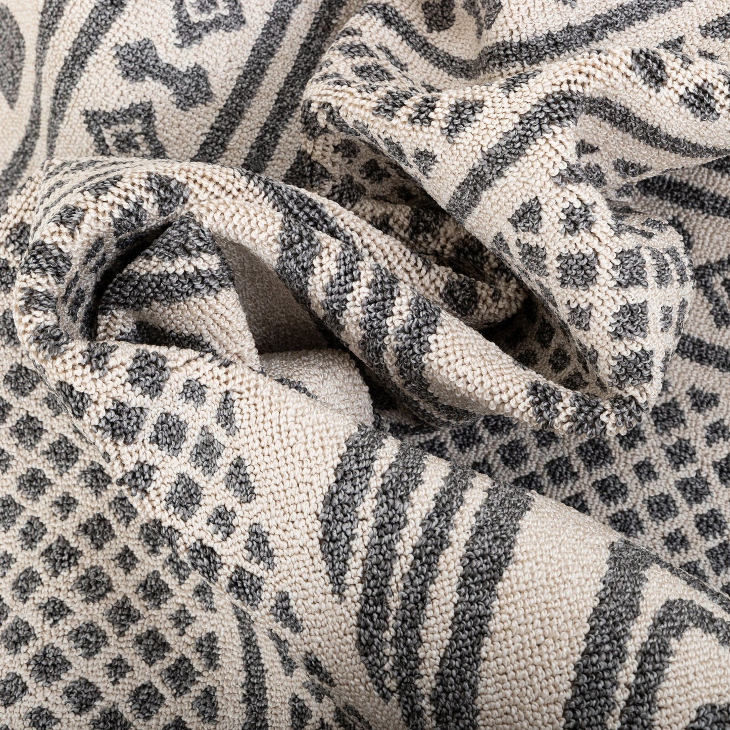 Cruce Tribal Moroccan Geometric Grey Kilim-Style Rug LDL-78