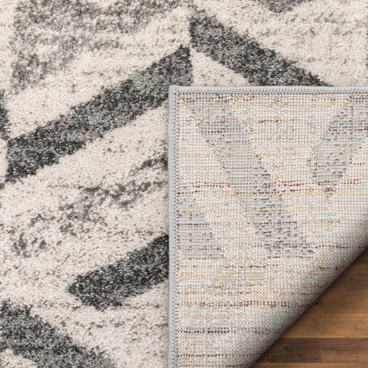 Cordoba Modern Geometric Diamond Pattern Grey Rug LIS-47