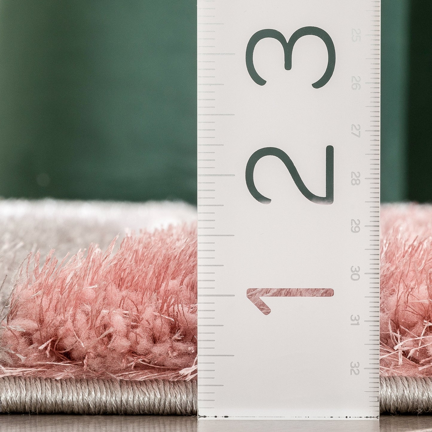 Mori Modern Abstract Geometric 3D Textured Shag Pink Grey Rug LOL-19