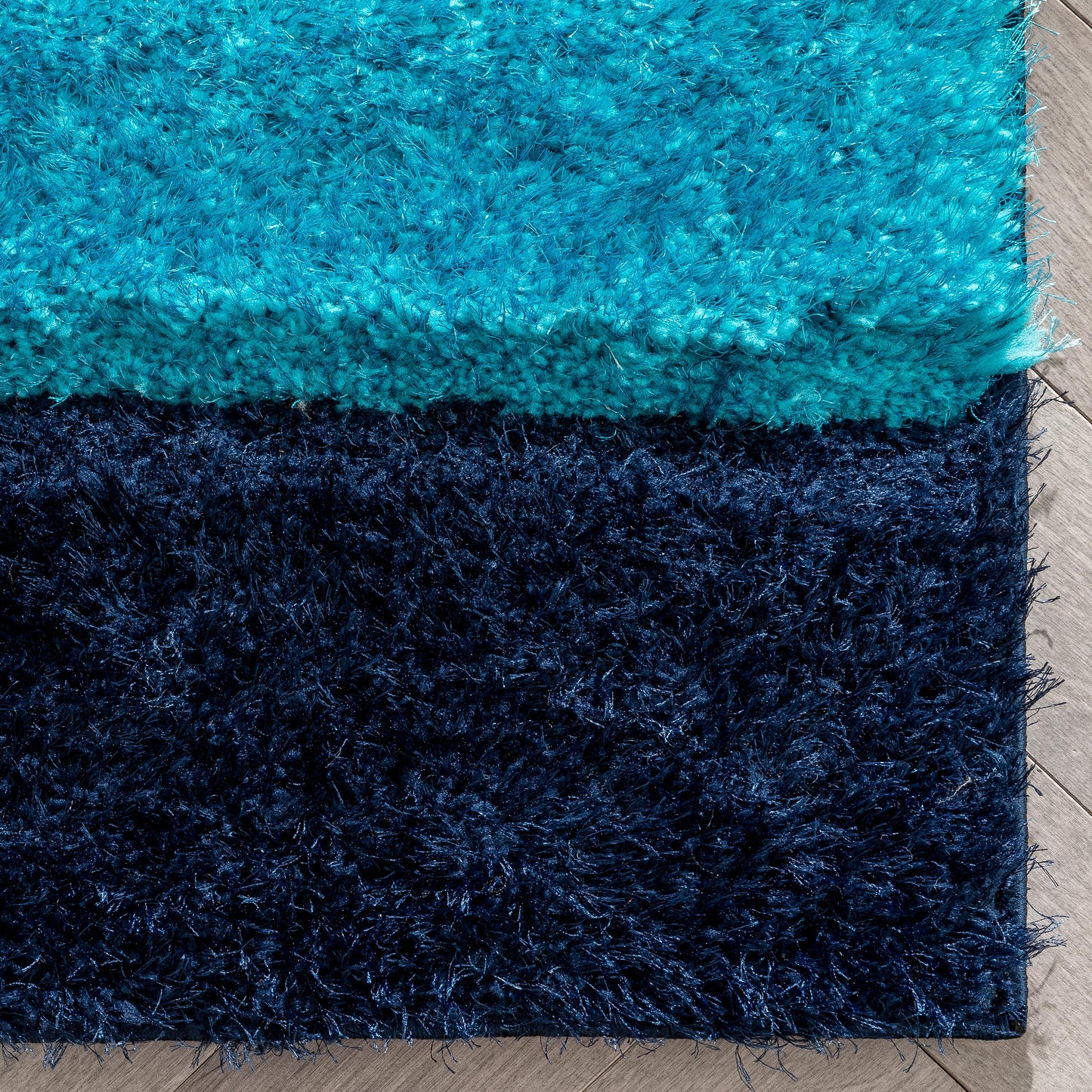 Remi Contemporary Geometric Boxes 3D Textured Shag Multi Rug LOL-20