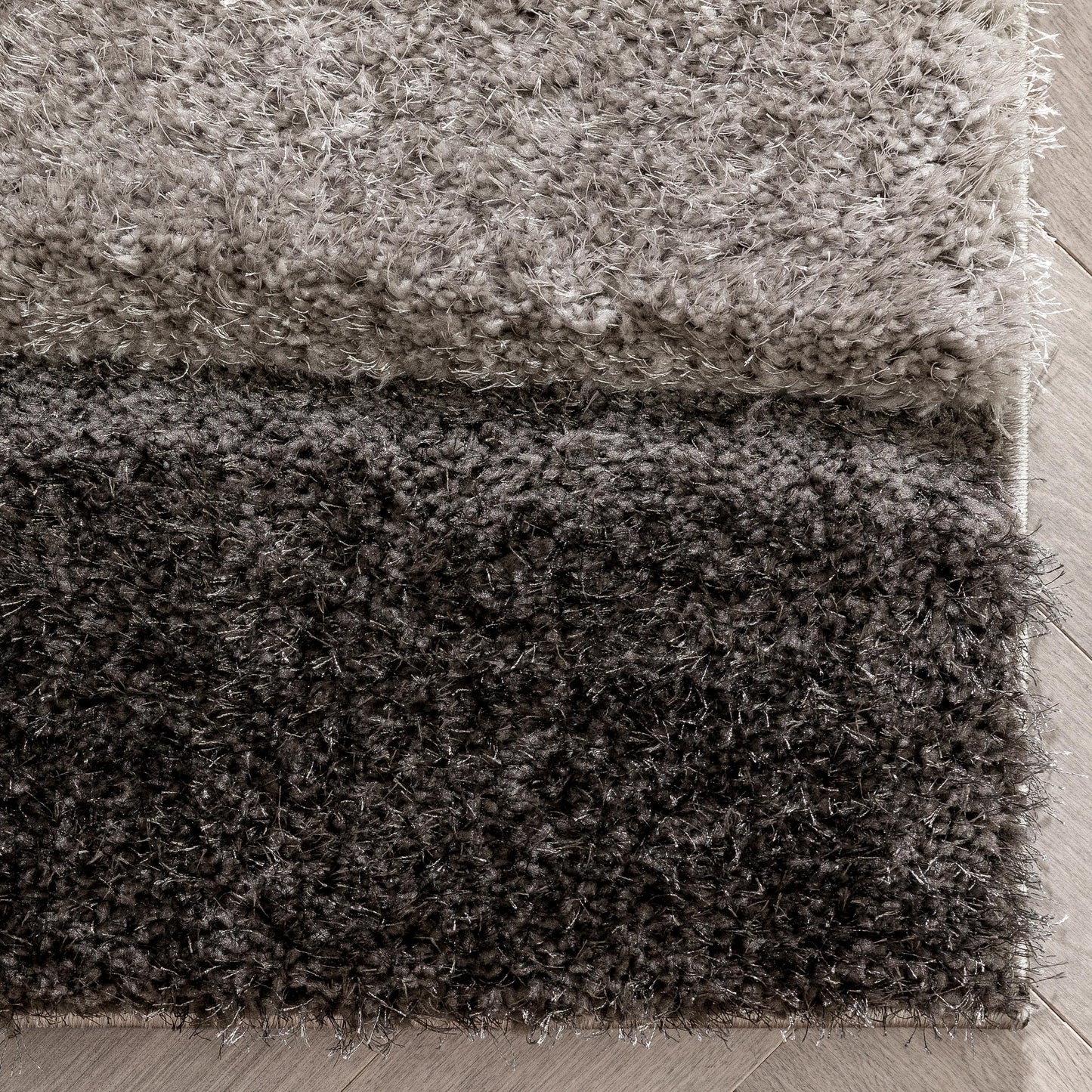 Remi Contemporary Geometric Boxes 3D Textured Shag Yellow Grey Rug LOL-21
