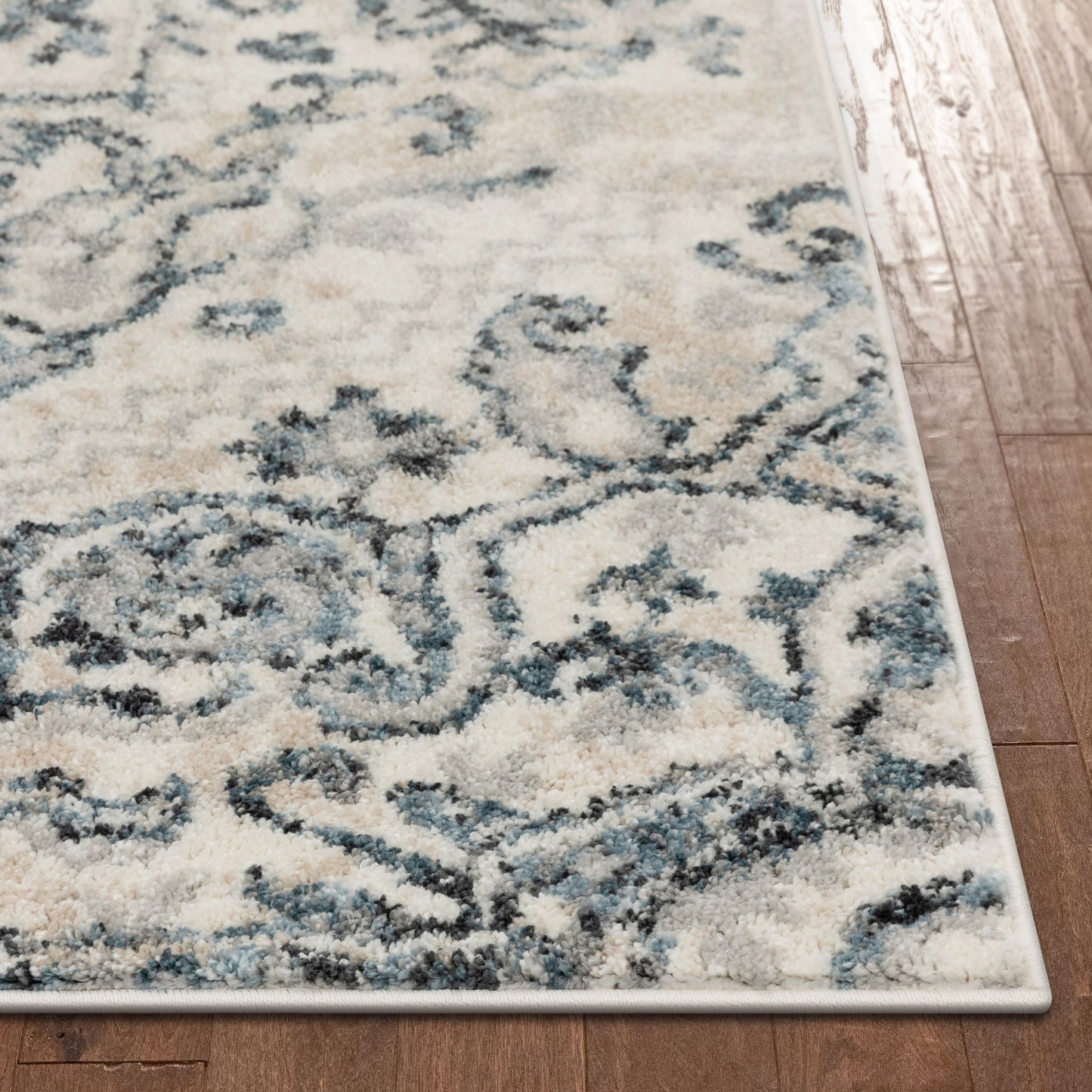 Carpi Vintage Bohemian Medallion Blue Rug MA-54