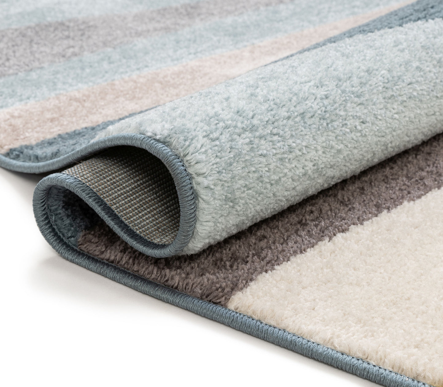 Yuma Modern Abstract Blue Rug MC-374