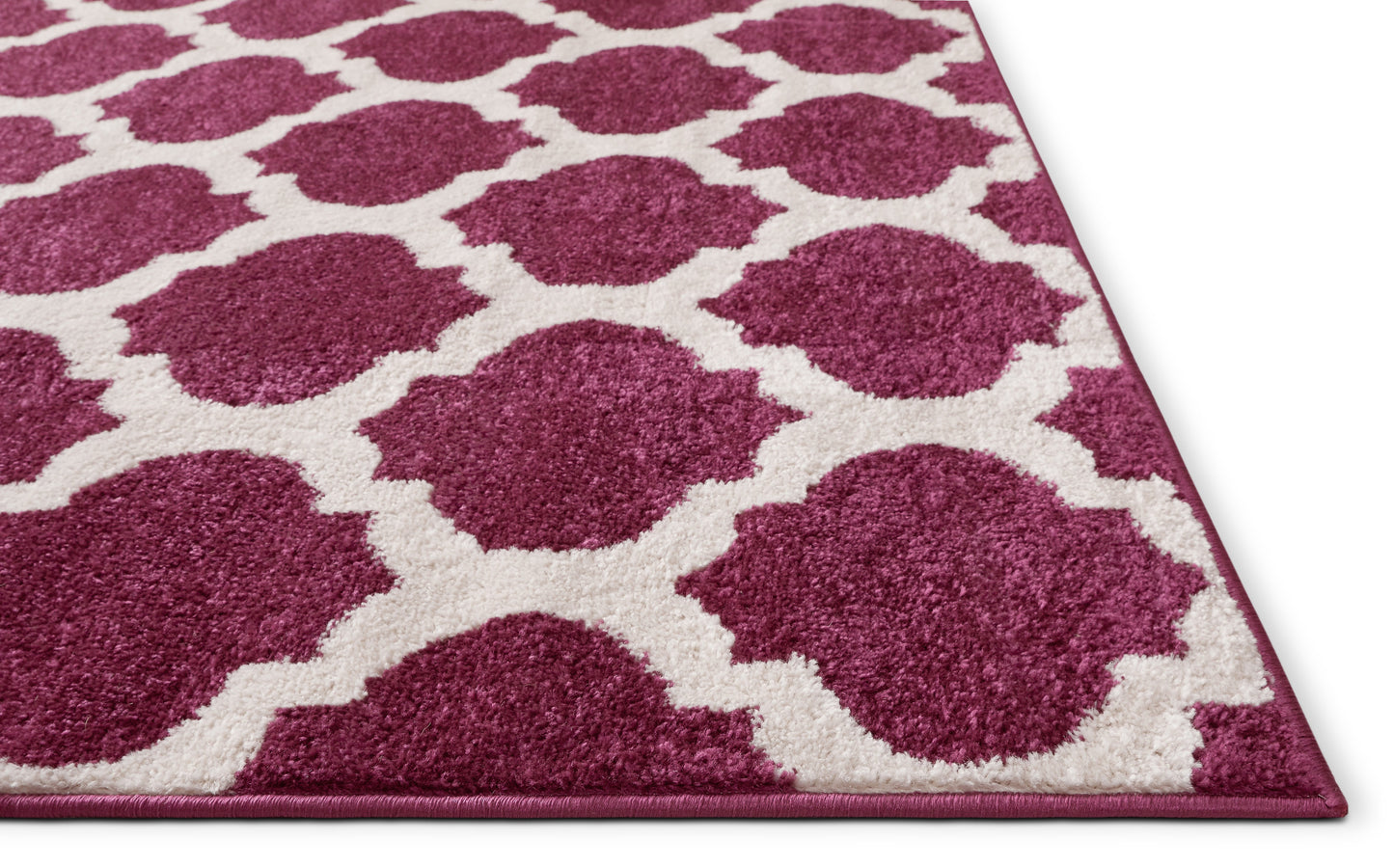 Zoe Purple Modern Trellis Rug MC-57