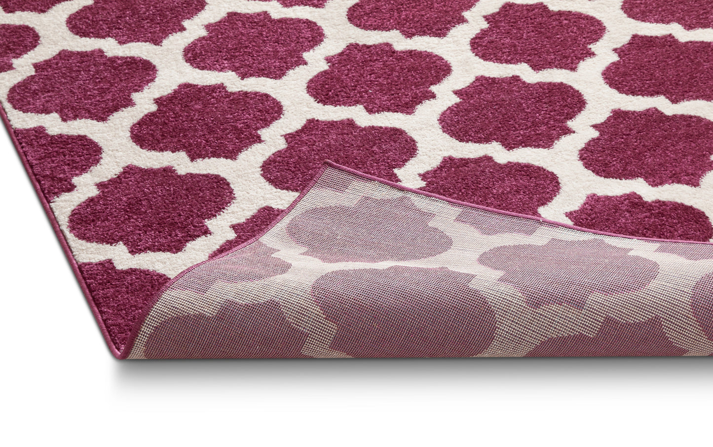 Zoe Purple Modern Trellis Rug MC-57