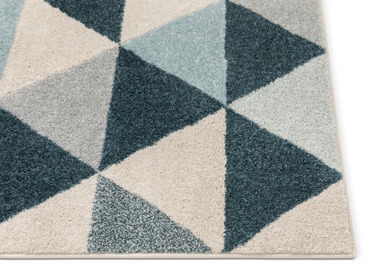 Alvin Dark Blue Modern Rug MC-64