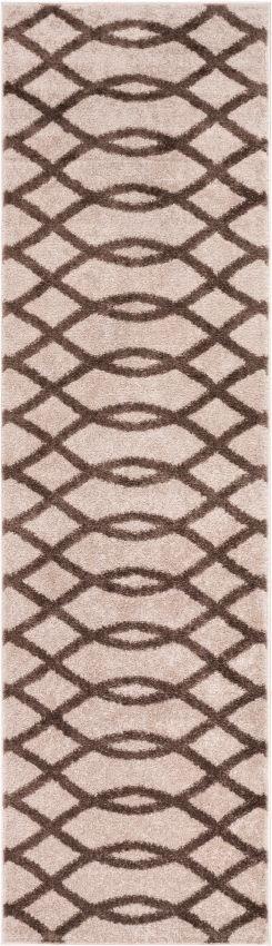 Poofy Natural Moderm Trellis Rug MC-92
