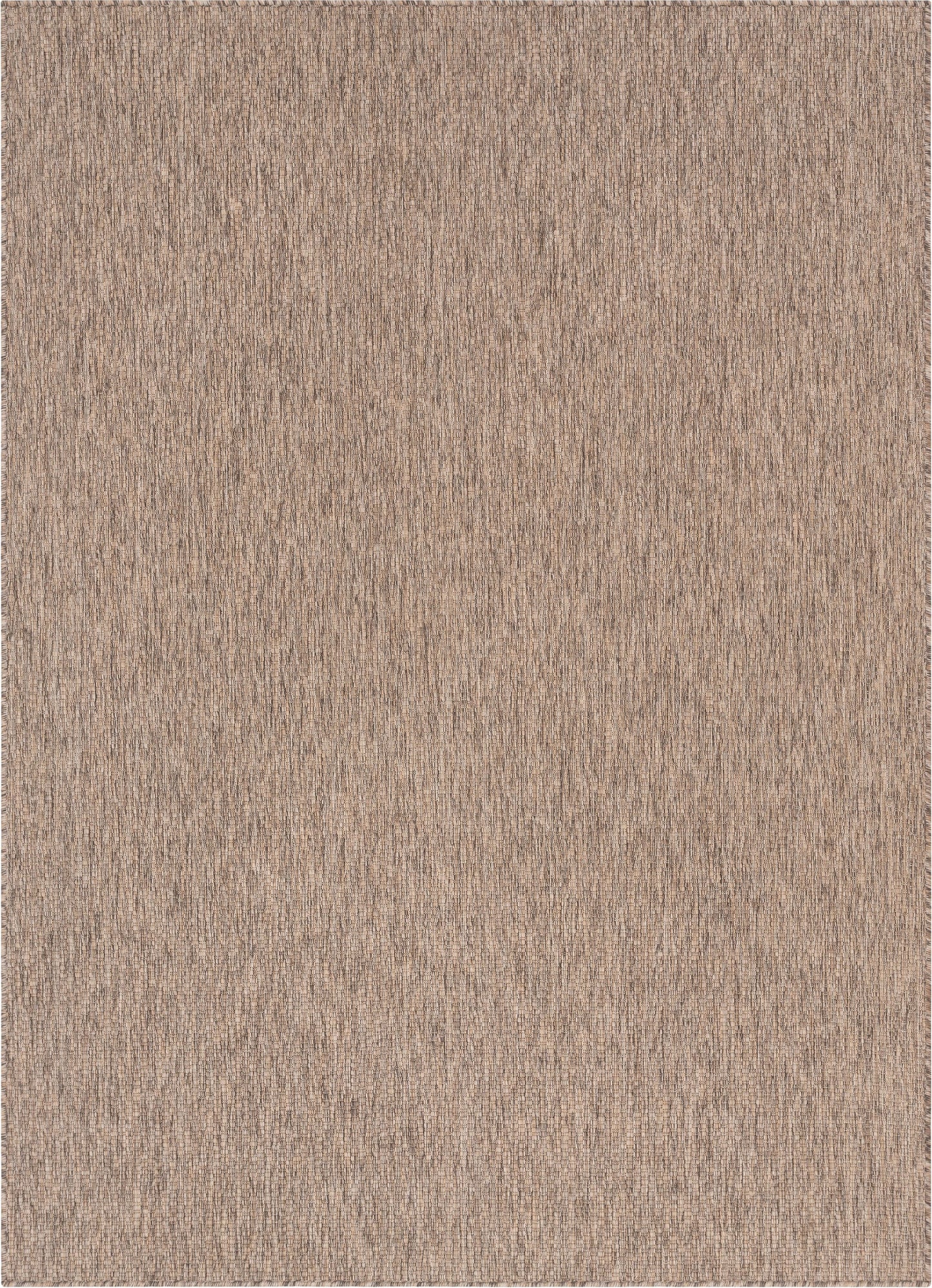 Leif Nordic Geometric Pattern Indoor Outdoor Taupe Flatweave Rug MED-148