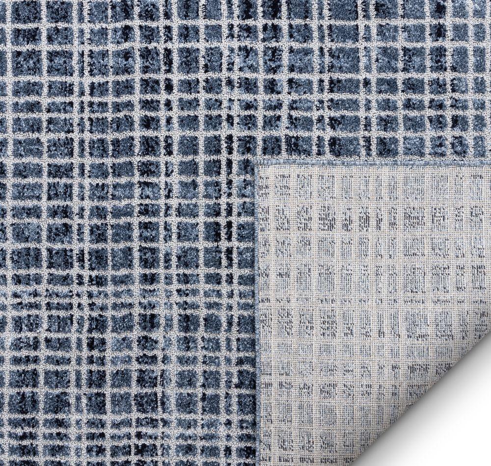 Aoife Blue Modern Geometric Rug MG-54
