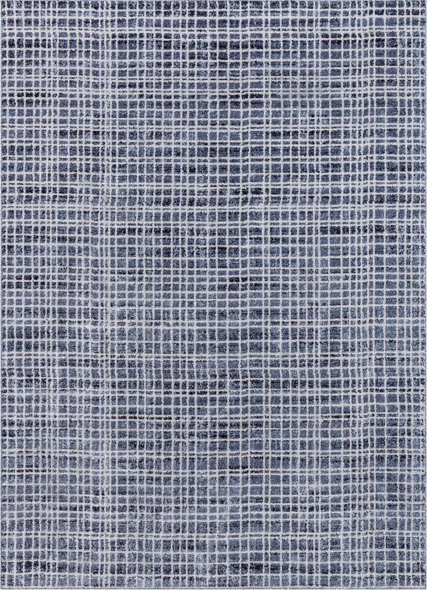 Aoife Blue Modern Geometric Rug MG-54