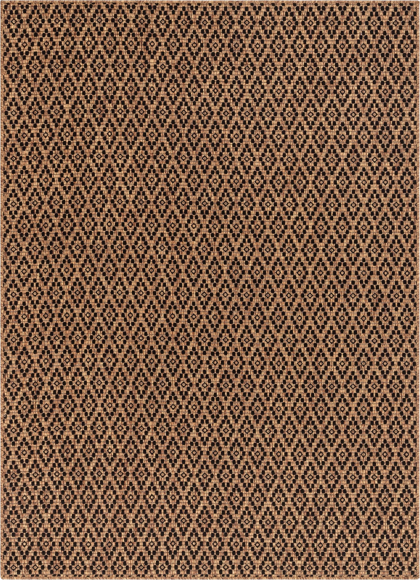 Sienna Moroccan Trellis Pattern Natural Indoor Outdoor Jute Rug MIL-102