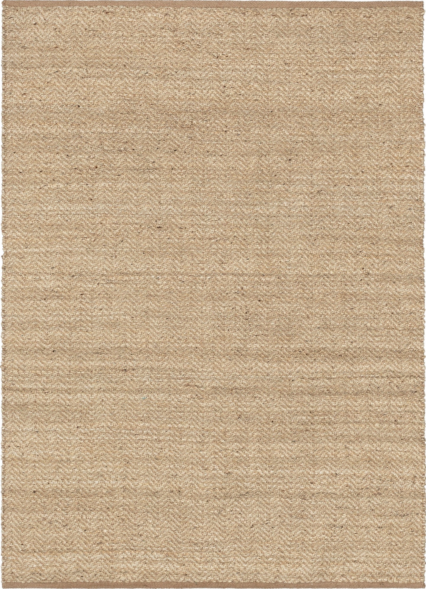 Jasmin Jute Chevron Natural Hand-Woven Chunky-Textured Rug MON-12