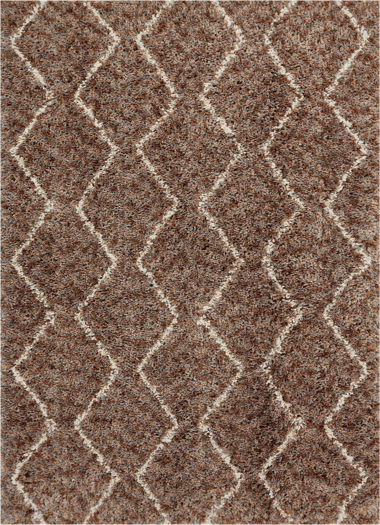 Wazuu Yellow Modern Moroccan Shag Rug NO-21