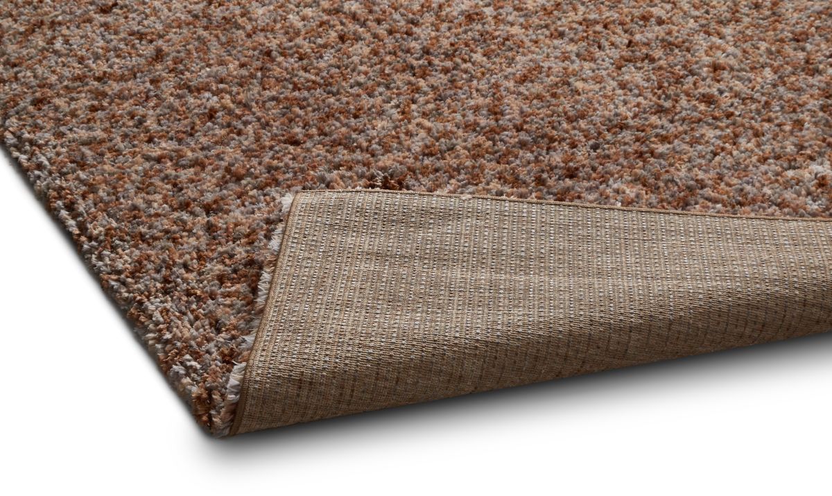 Plain Multi Beige Modern Solid Shag Rug NO-32