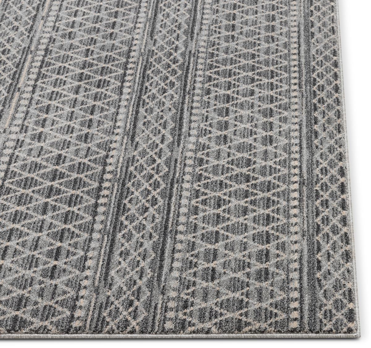 Charlie Blue Modern Vintage Moroccan Trellis Rug OM-104