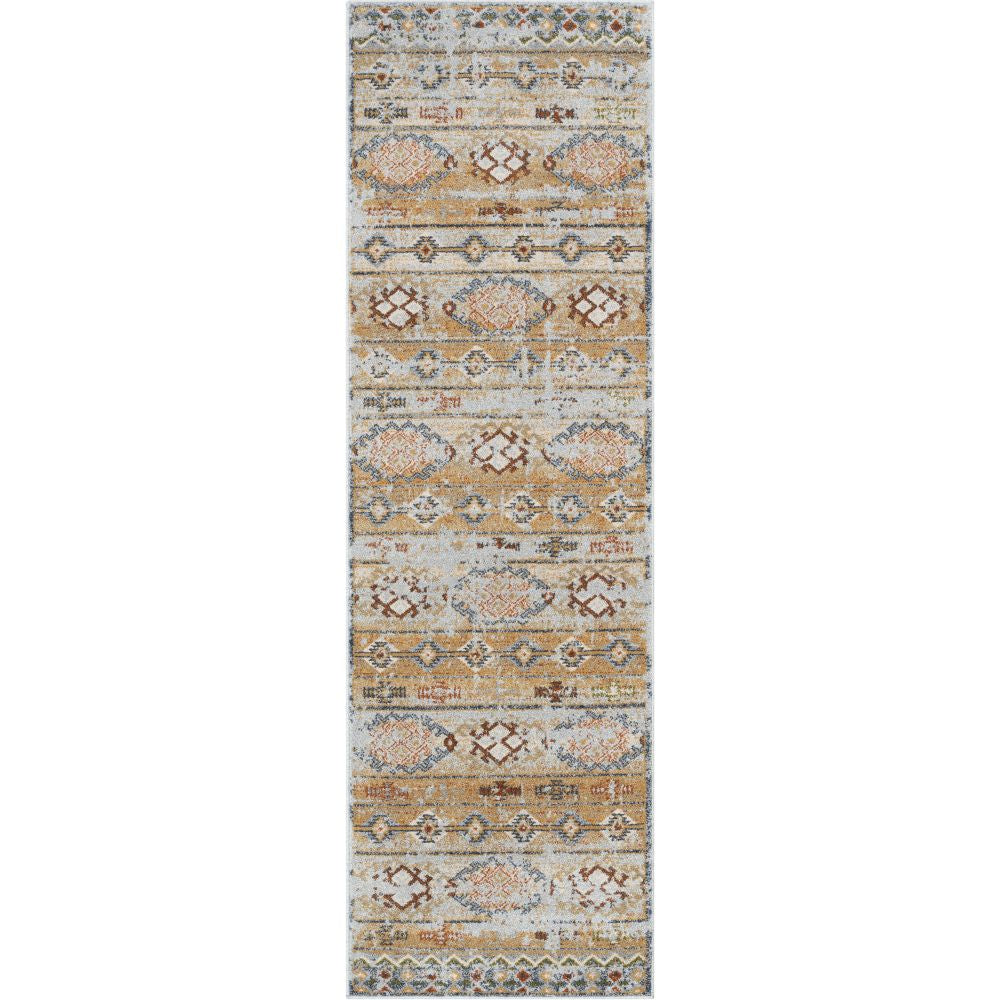 Alu Cream Vintage Modern Tribal Rug OM-172