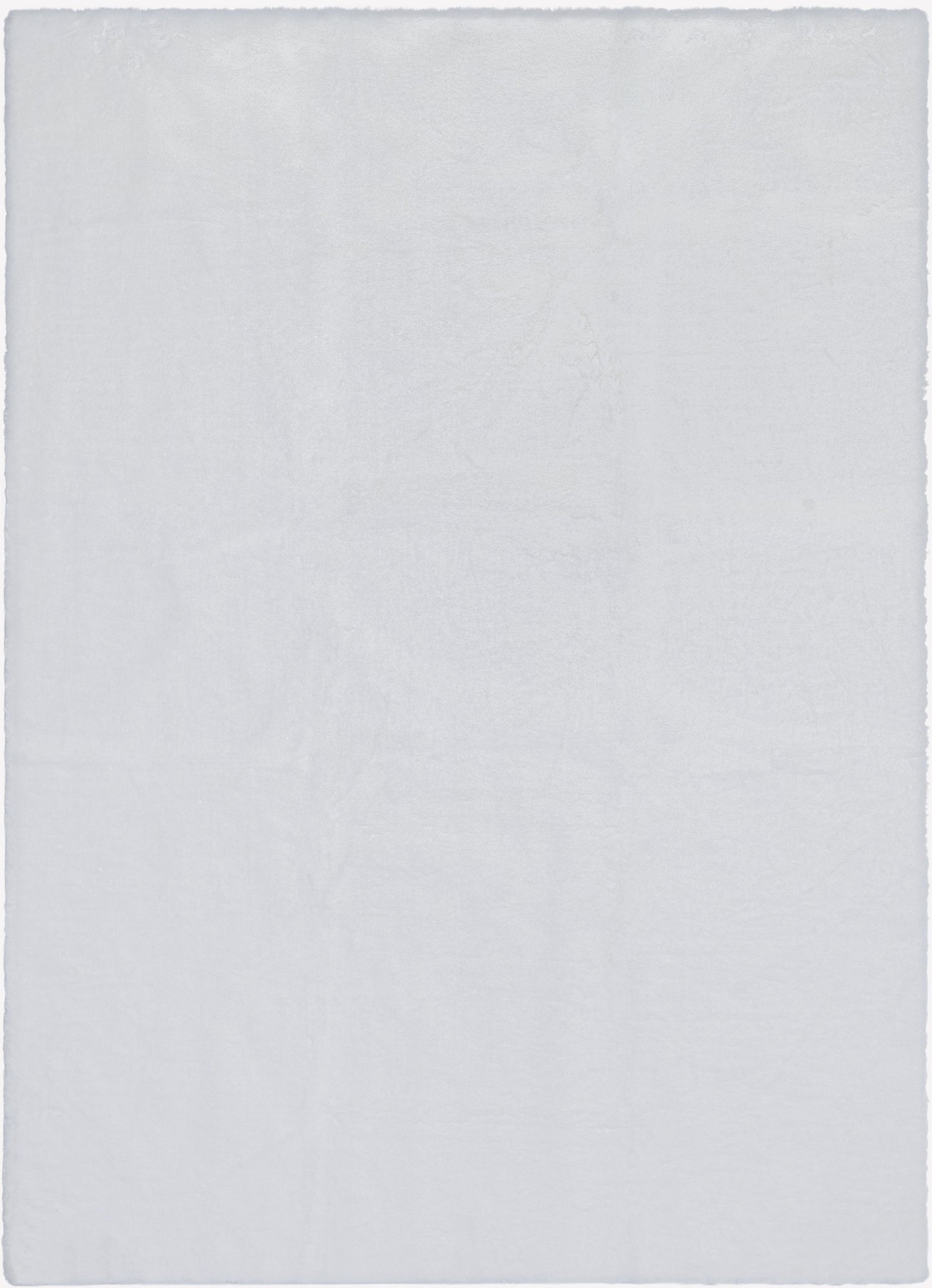 Crest Modern Glam Faux Fur Plush White Shag Rug OPA-12