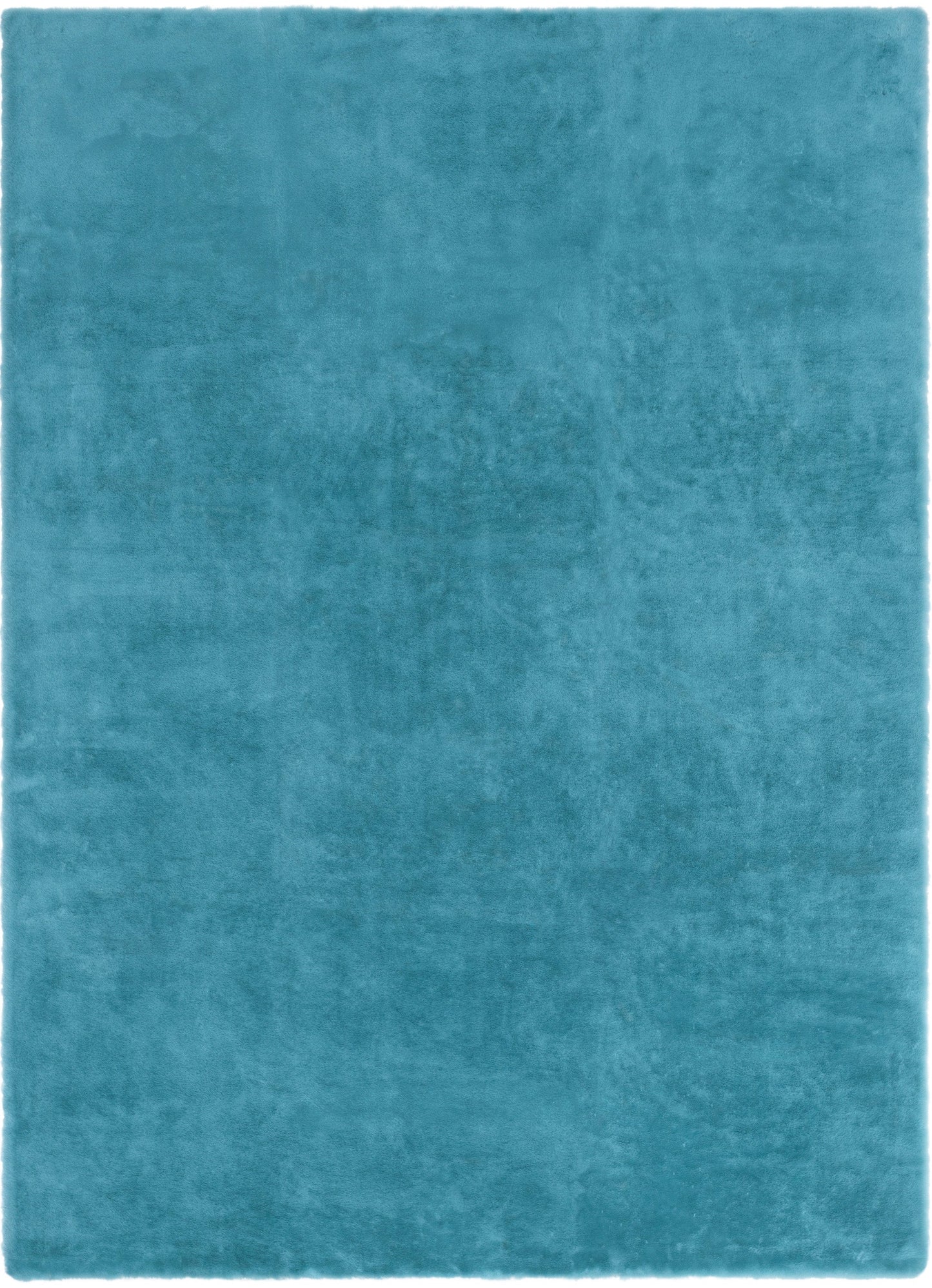 Crest Modern Glam Faux Fur Plush Light Blue Shag Rug OPA-16