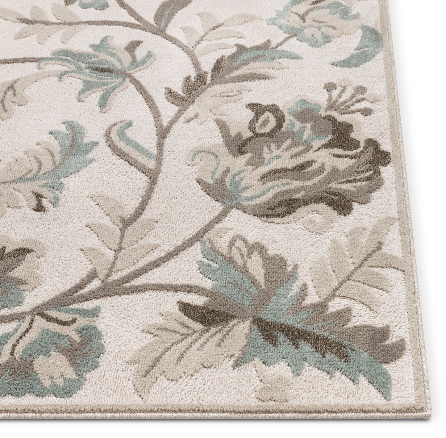 Elsa Farmhouse Floral Cream High-Low Rug OR-22