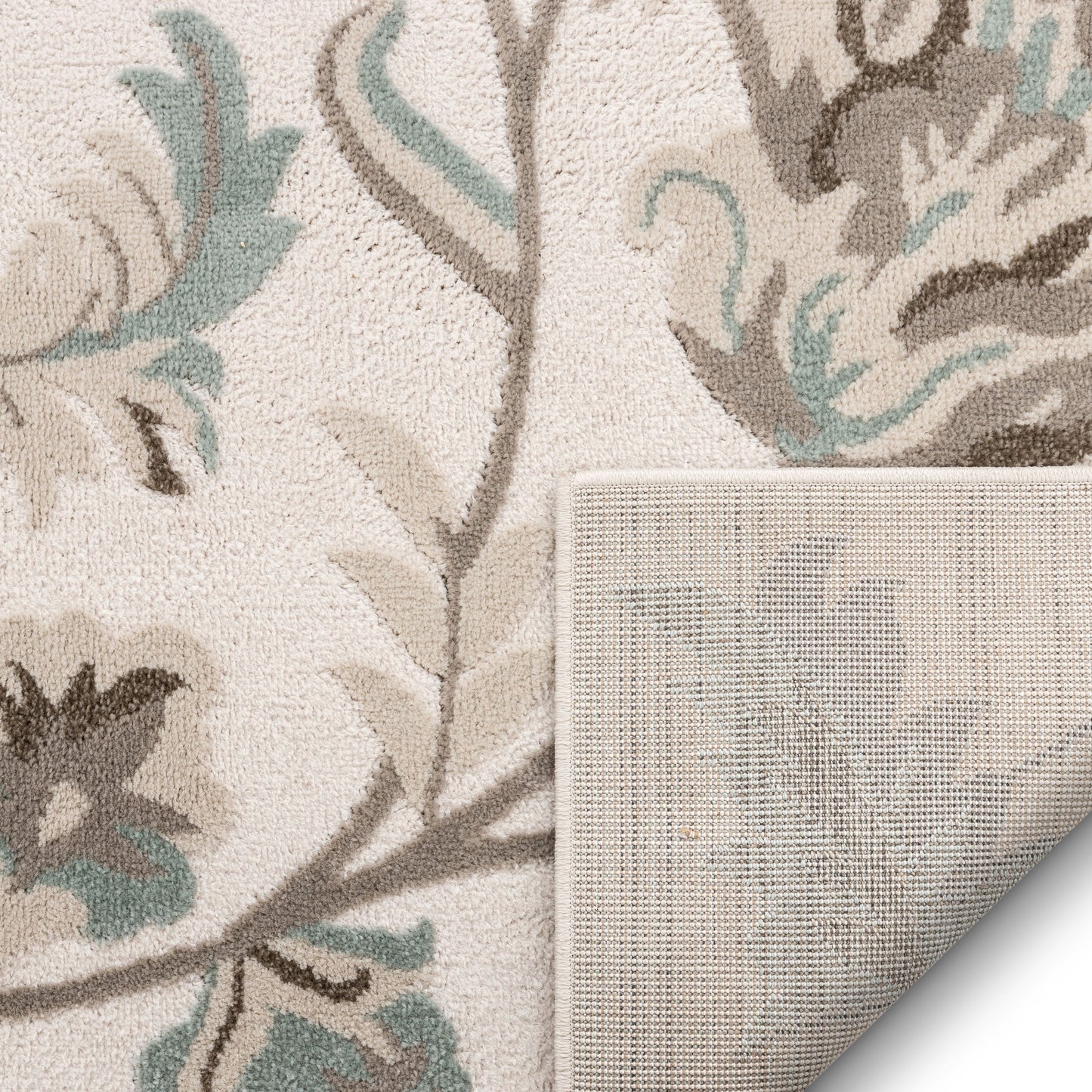 Elsa Farmhouse Floral Cream High-Low Rug OR-22