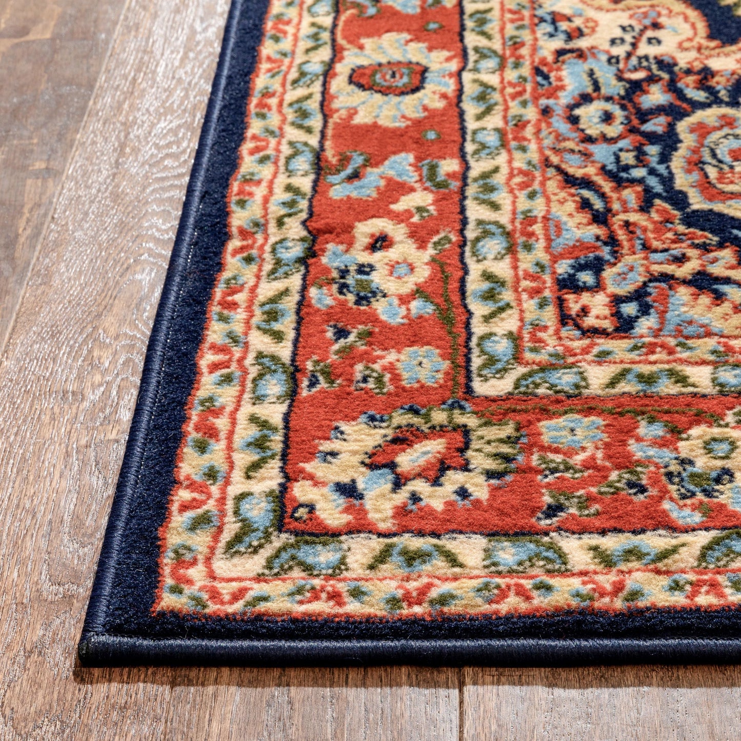 Nima Traditional Medallion Persian Navy Rug PA-104