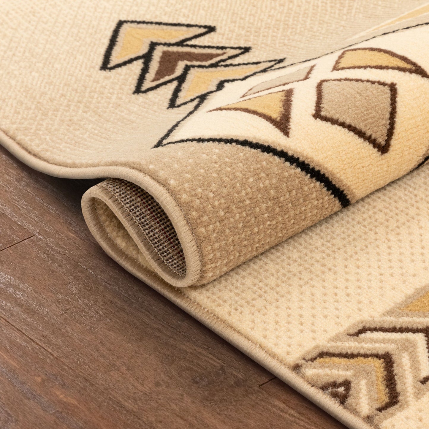 Dakota Tribal Aztec Southwestern Ivory Rug PA-122