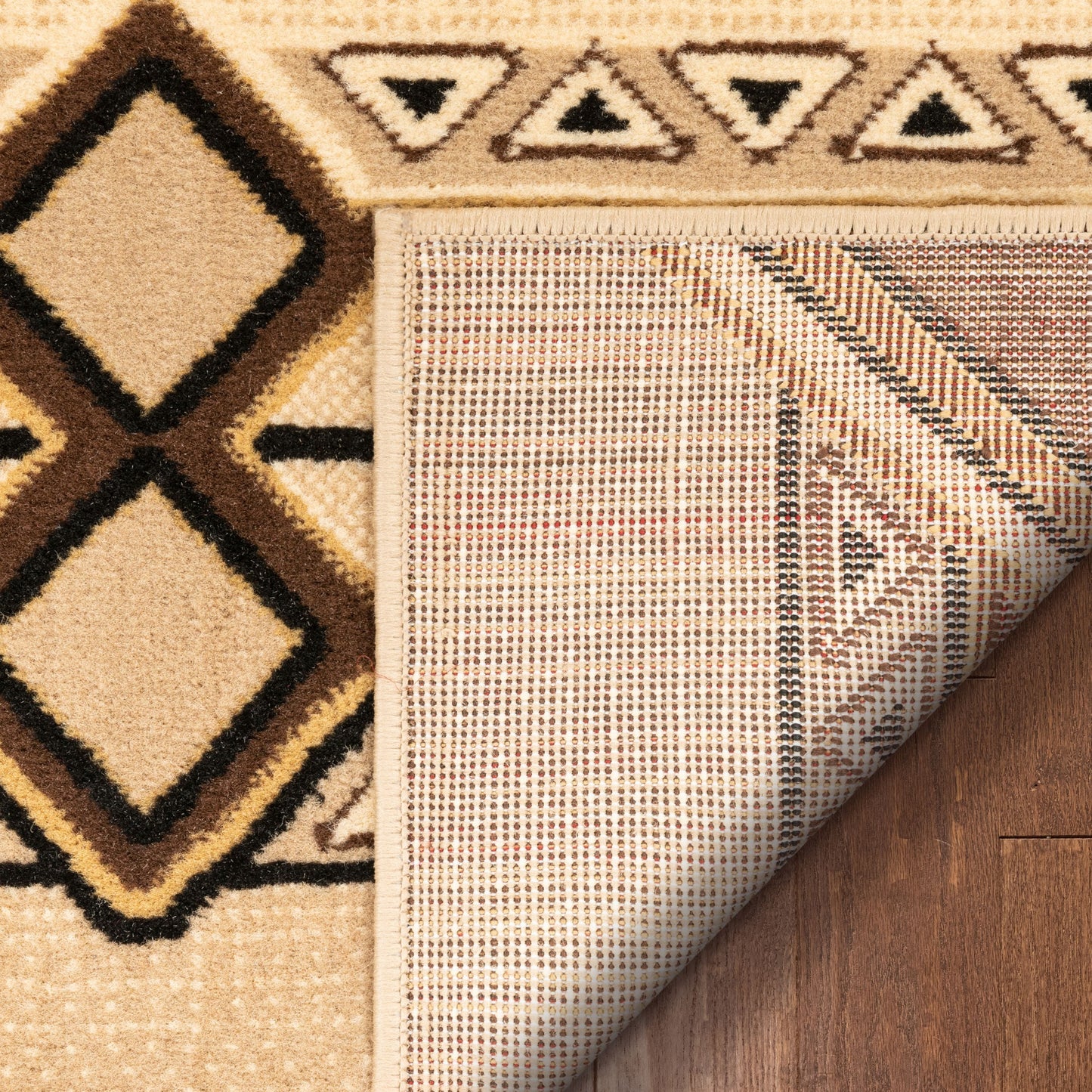 Dakota Tribal Aztec Southwestern Ivory Rug PA-122
